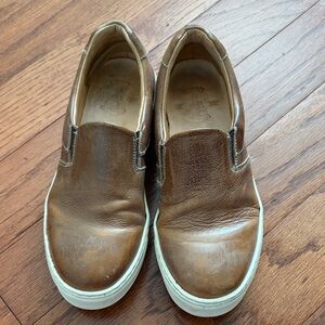 Bed Stu Men's Tan/Brown Leather Slip-On Casual Shoes